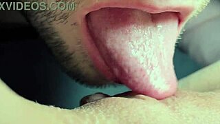 Hey, my naughty tongue is devouring her wet pussy right now