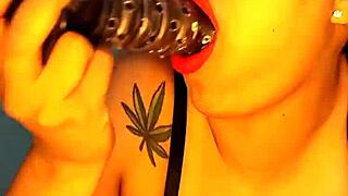 Yo, watch this Colombian babe dildo play in shower