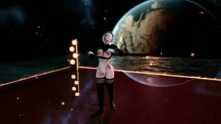 Sexy dance cover of 2B from Nier Automata