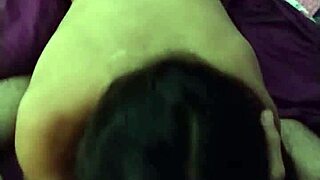 The young couple engages in homemade sex. Almost cumming in the beautiful girl's mouth with monster cock.