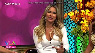 aylin mujica shows marked nipples and big ass in mini dress 😍