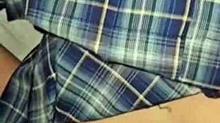 delicate skinny teen hands over her tight body to me. let’s do this!