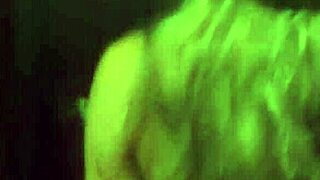 blonde getting fucked hard in the bedroom, clothes ripped.