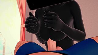 costumed girlfriend as enderman craves wild hentai fucking fun