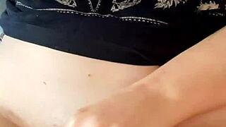 Miranielt's First Video: Masturbating While Neighbor Showers