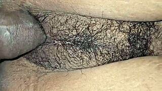 my cute girlfriend rides monster cock cowgirl