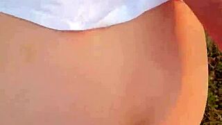 i almost got caught fuckin in the park with my big tits bouncin