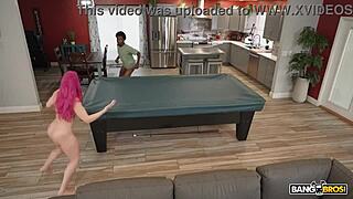 Busty babe Lily Lou craves bouncing her perfect ass on big black cock in multiple positions.