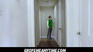 Gropemeanytime - Freeuse Fucking Petite Teen Stepsister Rose Winters During Family Breakfast on St Patrick’s Day with Alex Jett and Mike Mancini