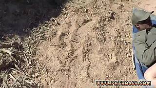 cop partner deepthroats latina babe outdoors in uniform