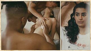 I dive into muff in wild orgy with double penetration