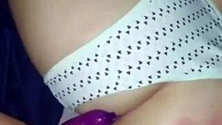 latina babe shifts thong aside for deep cock penetration 😏