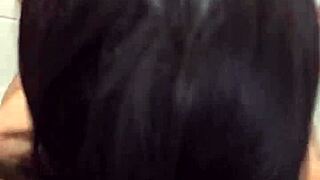 He returned to the bathroom for a private moment with natural surroundings.