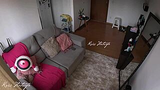 My husband wasn't home, so I flashed the water guy in just my bikini, feeling so naughty