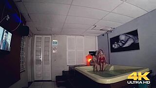 Gaucho fucks big pussies in the sauna