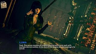 Playing Eternum 39, an erotic game full of adventures.