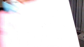 freak hoes twerking hard in white lace lingerie with wild moves