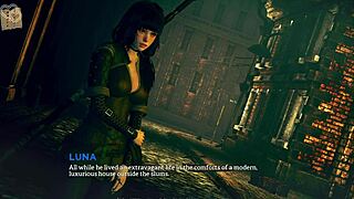 Playing Eternum 39, an erotic game full of adventures.