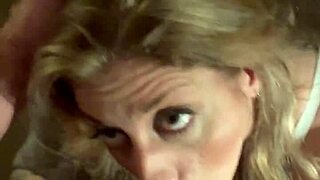 i suck my husband to climax, that sexy milf way.