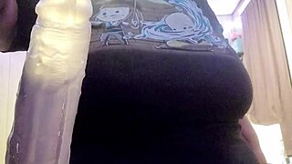 uhh, my bf got me playin with huge dildo toys, soo good