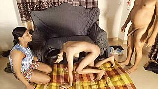 Redhead Eats Creampie In Ffm Threesome With Uttaran20