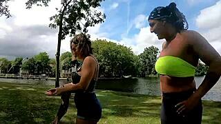 Harmony Hex gets fucked hard till her pussy's sore and he cums on her tits 😍