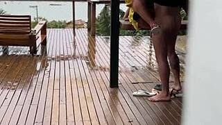 Homemade Content By Wifebucket - Shameless And Slutty Young 18+ Wife Getting Fucked On The Porch