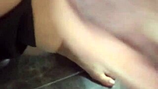 Latina Babe Gets Assfucked in Bathroom with Stepbrother