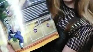 I love showing off my petite outfits and dragon ball album