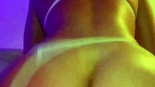 The step sister's boyfriend finally gets to fuck that shaking ass