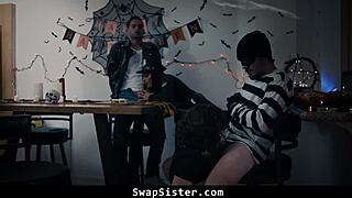 i played ouija with stepsisters serena santos and leana lovings, sparking taboo group sex