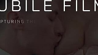 Wow, the best Christmas gift ever for these hot teens in a wild threesome!