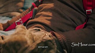 Lauren Phillips catches Axel Haze masturbating in missionary position