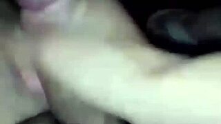 Maid gives great handjob after finding porn!