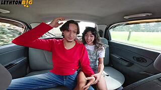 Petite Sexy Colombian Girl Banged in Moving Car Interview