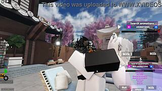 Playing and selling sex games on Roblox, I fucked a blonde