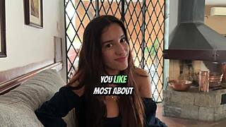 first casting with beautiful skinny 18yo brazilian teen pov blowjob