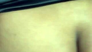 Pretty Ebony Milf Toys Fat Pussy with Vibrator Then Pees on Skirt