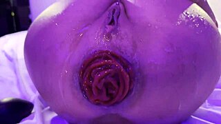 Horny Monika Fox: Deep Anal with Huge Dildo, Prolapse, and Squirt Show?