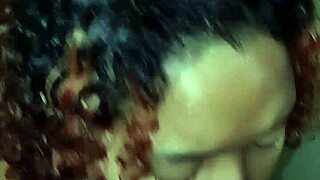 Hot latina feels intense pleasure in hotel bathroom.