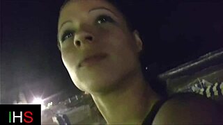 Beautiful Brunette Girl Fucked Hard Outdoors!