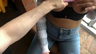College teen practices daily blowjob skills with cute enthusiasm