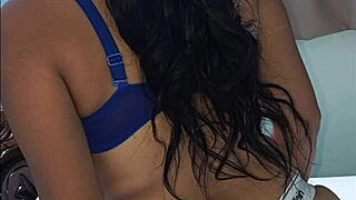 Massive Latina Ass Shakes Hard in Lingerie for Intense Solo Fingering