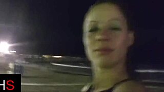 Beautiful Brunette Girl Fucked Hard Outdoors!