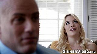 Shaved Head Derrick Pierce Shoves His Rock Hard Cock Into Sexy Kendra Spade's Tight Pussy. Watch The Intense Action Unfold.