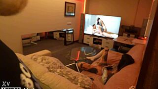 Stepfather Punishes Me with Deepthroat and Cum-Covered Small Tits.