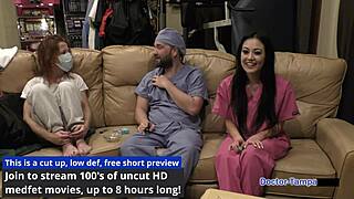 Dr Tampa Examines Blaire Celeste's Body