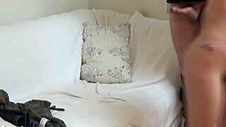 Hazel Levec Gags on Cock in Casting