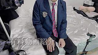 busy businessman aoidick jerks off in suit despite hectic schedule