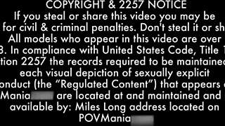 Golden babes Savana Style and Taylor May suck off a big pecker in POV, sexy tits bouncing! 🍆😘